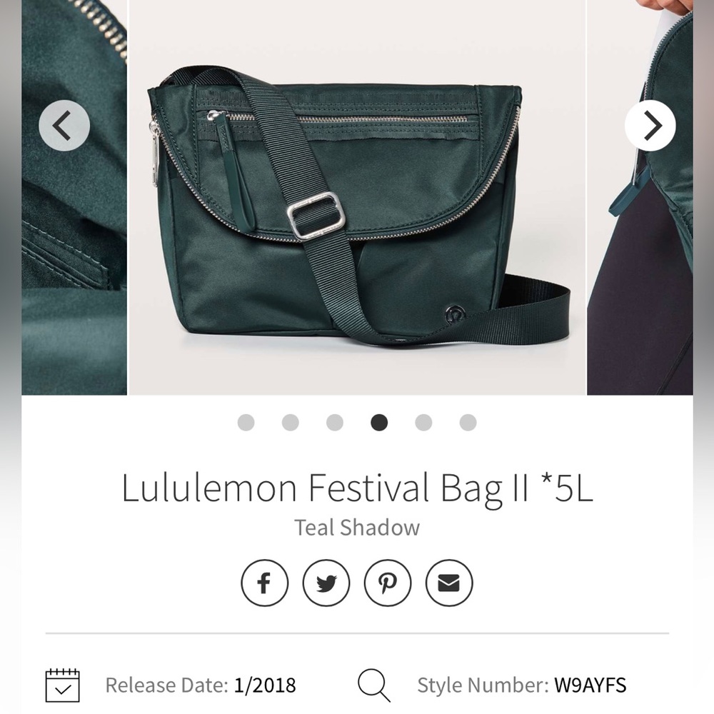 Festival Bag in teal shadow